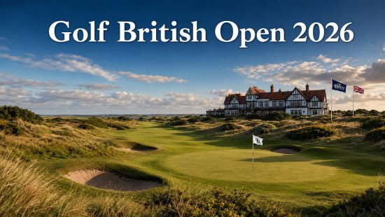 Der Royal Birkdale Golf Club in Southport, England. Der Austragungsort der British Open 2026.